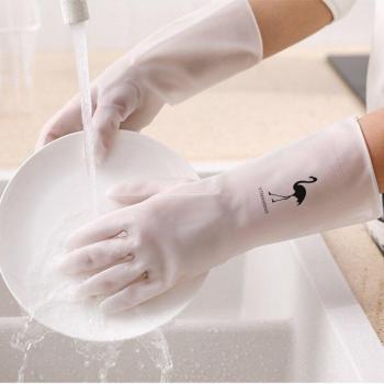 Guantes de lavado de platos de goma