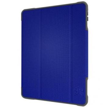 DuxProtect Plus STM – Étui à rabat solide – Polycarbonate + TPU – Bleu – Universitaire – 10,2‑inch iPad 7ᵉ Gen