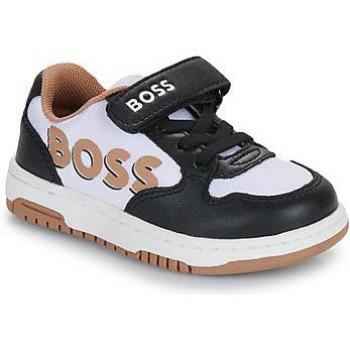 Baskets basses enfant BOSS CASUAL J50875 Noir 24