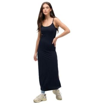 Superdry Femme Robe Caraco en Jersey – Modèle Athletic Essentials, Taille 36, Couleur Navy