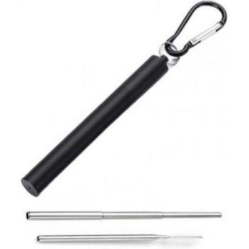 Telescopic Drinking Straw with Case