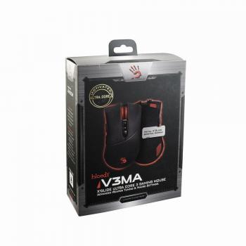 A4TECH V3MA Bloody Gaming‑Mouse in Schwarz & Rot