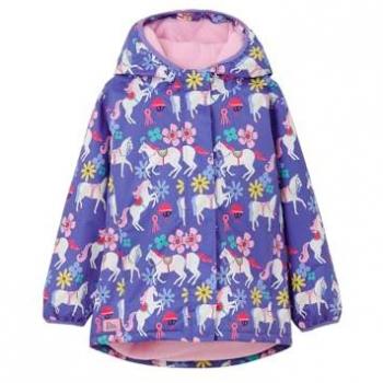 Freya Kids Waterproof Fleece-Lined Raincoat with Hood