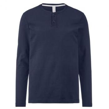 Hessnatur Herren Loungeshirt Regular aus Bio-Baumwolle mit Kapok