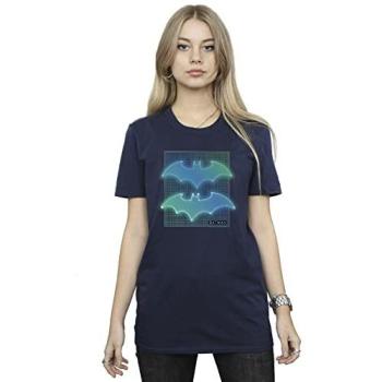 Batman Gradient Cotton Boyfriend Tee – Navy