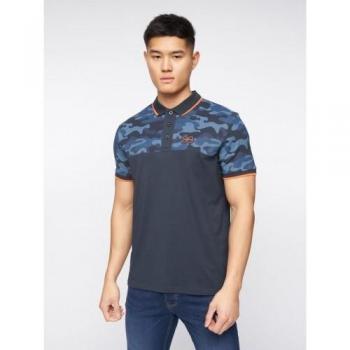 Vanguard Camouflage Polo – Black