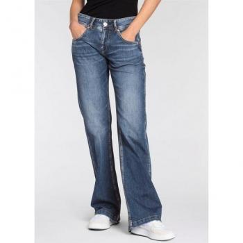 Herrlicher Bootcut-Jeans Edna in Light Denim