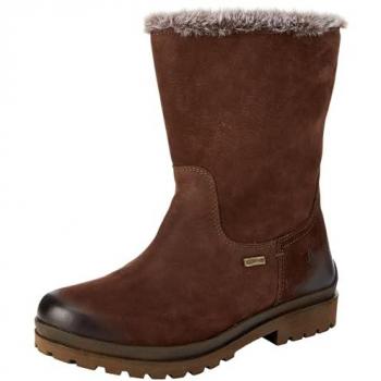 Hush Puppies Alice Lederstiefel für Frauen in Braun