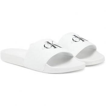 Calvin Klein Jeans Sandalen mit Monogramm in Weiß