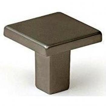 Maçaneta de metal 30x30 mm acabamento cromado mate
