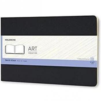 MOLESKINE SKIZZENALBUM ART PLUS L/A5 120G-PAPIER SOFT COVER SCHWARZ