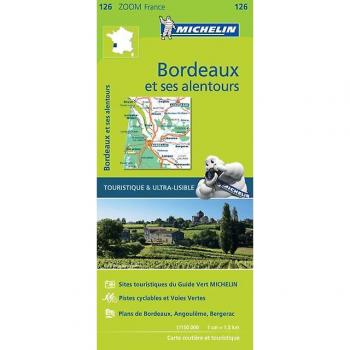 Carte Zoom Bordeaux et ses alentours 0126