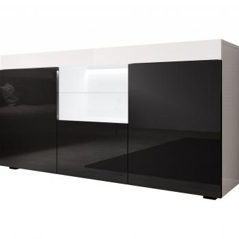Buffet de Salon Sefora avec Lumière Bleue 135x72x34cm