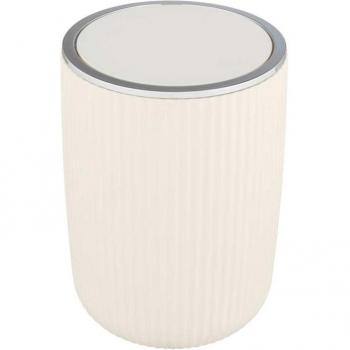 WENKO Kosmetikeimer »Agropoli«, mit Schwingdeckel, 5,5 Liter weiß B/H/T: 19 cm x 27 cm x 19 cm