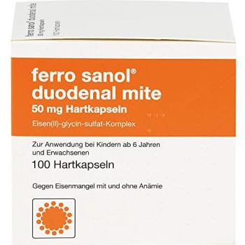 Ferro sanol duodenal mite 50 mg Kapseln, 100 pcs. Capsules