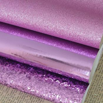 21X29CM A4 Glitter Leathery Craft Sheets Set (3PCS)