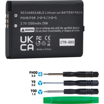 CTR-003 1300mAh Akku für N3DS Konsole
