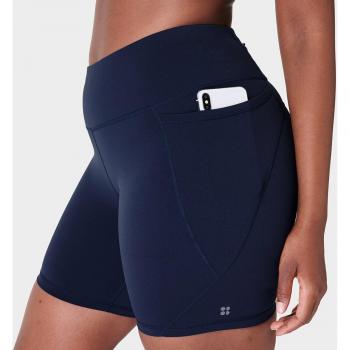 Short de vélo Power 6 Bleu Sweaty Betty