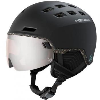 XS/SS Black Rethink Head Radar Visor – Unisex Helmet