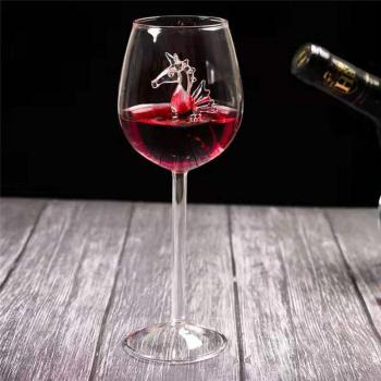 Bouteille d’Hippocampe 300 ml – Verre Premium à Couleur Rouge