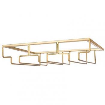 3-Row Wine Glass Storage Hanger for Kitchen