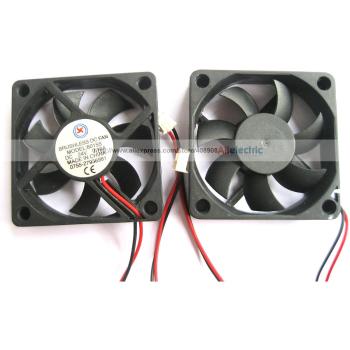 Ventilateur CC sans balais 10 unités, 7 pales, 15 mm, 6015, 24 V