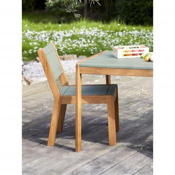 Pack VertBauDet 2 Chaises Outdoor Kaki Maternelle
