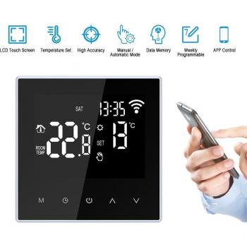 Thermostat Wifi intelligent, réglable semaine par semaine – système de chauffage électrique au sol