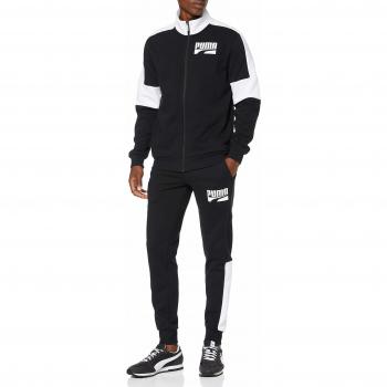Puma Rebel Block Sweat à Capuche et Pantalon Homme, Noir, FR : S