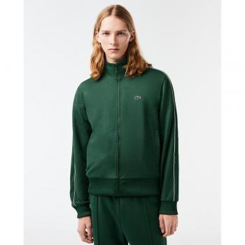 Lacoste Paris-Piqué Trainingsjacke in Grün für Herren