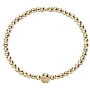 Bague « Bubble Twist » plaquée or 18 ct