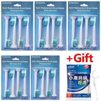 HX6014 Toothbrush Head Refills for Models HX6530 & More