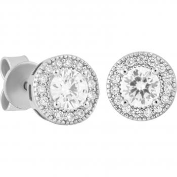 Diamanti Baguette ICED STUFF – Orecchini in Oro Bianco