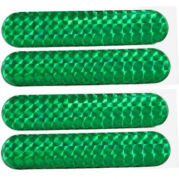 Green Plastic Reflective Stickers for Motorcycle and Car
