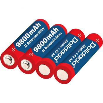 12pcs AA 1.5V Rechargeable Batteries with 4-Cell Charger