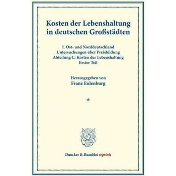 Kosten der Lebenshaltung in deutschen Großstädten.