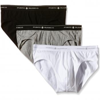 PUNTO BLANCO Men's Triplo Slip Basix, Multi (Surtido 587)