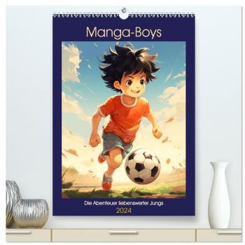 Premium Manga Boys 2024 Wandkalender