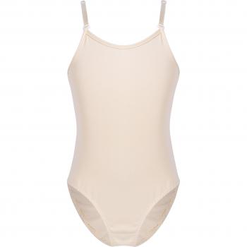 Adjustable Nude Kids Gymnastics Camisole