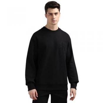 Calvin Klein Jeans felpa nera uomo taglia XL