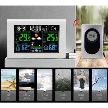 Reloj Digital para Seguimiento del Clima y Alarma Incorporada
