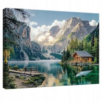 Cuadro XXL de Paisaje Montañés 60x40 cm para Cocina y Salón
