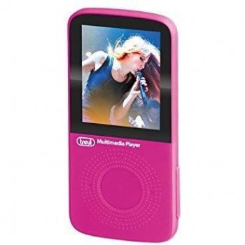 Trevi MPV 1745 SD lettore digitale con radio FM, scheda micro SD, movie player, batteria ricaricabile, magenta