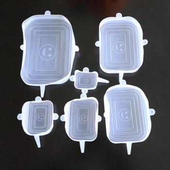 6 Stuks Silicone Afdichtdeksels voor Voedselopslag