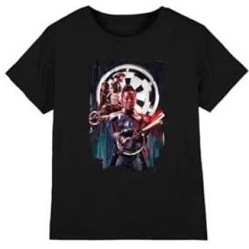 Black Star Wars Obi‑Wan/Reva Inquisitor T-Shirt for Children – 5‑6 Years Old