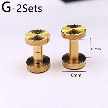 Brass Screw Rivets for Leather Decoration