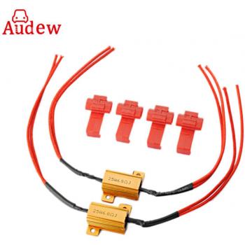 1Pair 12V 25W LED Brake Tail Light Resistor
