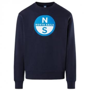North Sails Jersey con Logo para Hombre en Azul