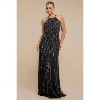 Midnight Shine Sequin Gown