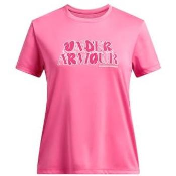 Camiseta Rosa Under Armour Tech™ para Niñas
